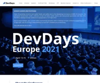 Devdays.lt(DevDays EuropeSoftware Development Conference) Screenshot