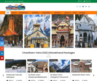 Devdhamyatra.com(Char Dham Yatra 2021) Screenshot