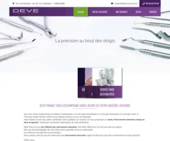 Deve-France.com(Achat de matériel dentaire en ligne) Screenshot