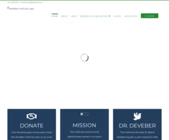 Deveber.org(DeVeber Institute) Screenshot