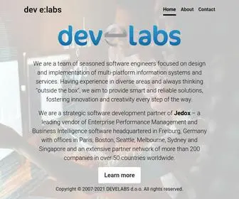 Develabs.com(Dev e) Screenshot