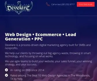 Develare.com(The Woodlands Web Design & Digital Marketing Agency) Screenshot
