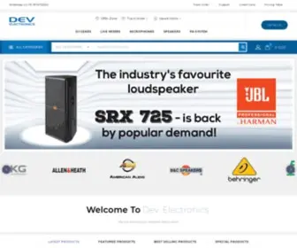 Develectronics.com(Dev electronics) Screenshot