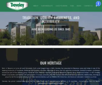 Develeyusa.com(Develey USA) Screenshot