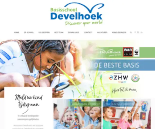 Develhoek.nl(Basisschool Develhoek) Screenshot