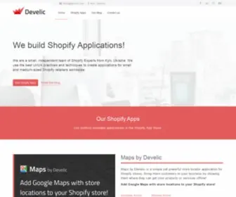 Develic.com(Shopify Apps) Screenshot