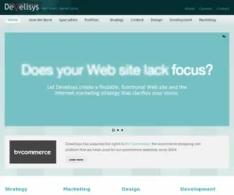 Develisys.com(Harrisburg Web design agency) Screenshot