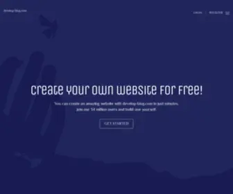 Develop-Blog.com(Free website builder) Screenshot