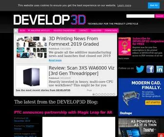 Develop3D.com(Frontpage) Screenshot