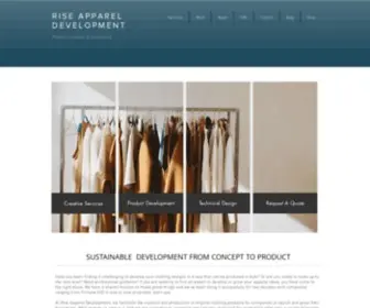 Developapparel.com(Sustainable Product Creation & Consulting) Screenshot