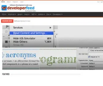 Developerfeed.com(Java) Screenshot