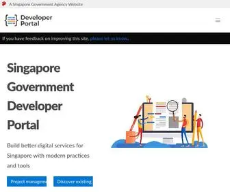 Developer.gov.sg(The Singapore Government Developer Portal) Screenshot