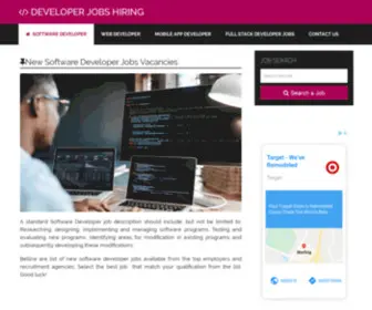 Developerjobshiring.com(Developer Jobs Hiring) Screenshot