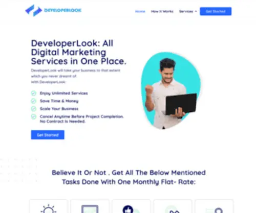 Developerlook.com(Building brand) Screenshot