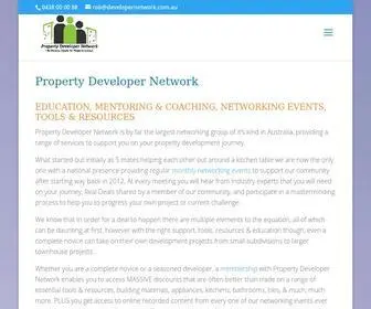 Developernetwork.com.au(Property Developer Network) Screenshot