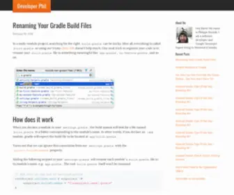 Developerphil.com(Renaming Your Gradle Build Files) Screenshot