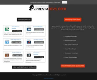 Developerprestashop.com(PrestaShop Modules) Screenshot