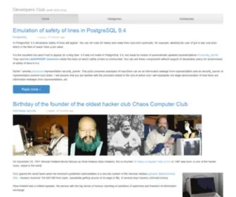 Developers-Club.com(Developers Club) Screenshot