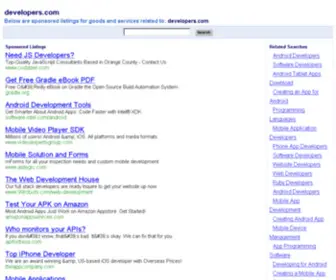 Developers.com(Developers) Screenshot