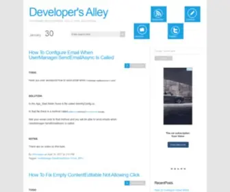 Developersalley.com(Developersalley) Screenshot