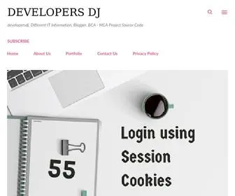 Developersdj.com(Developers DJ) Screenshot