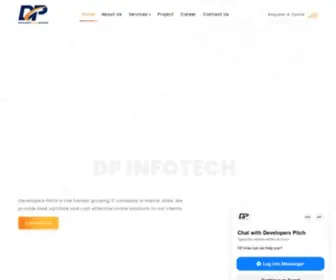 Developerspitch.com(DP Infotech) Screenshot