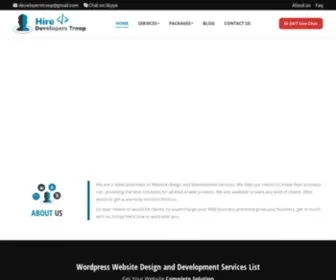 Developerstroop.com(Website Design and Development Services Provider) Screenshot