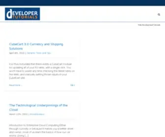 Developertutorials.com(Web development) Screenshot