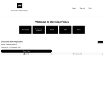 Developervibes.com(Developervibes) Screenshot