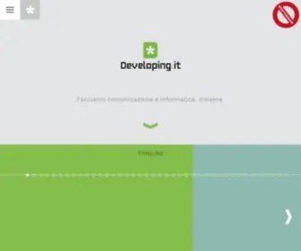 Developing.it(Agenzia di comunicazione e informatica) Screenshot