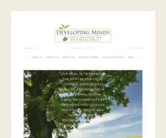 Developingmindsnc.com(Developing Minds of North Carolina) Screenshot