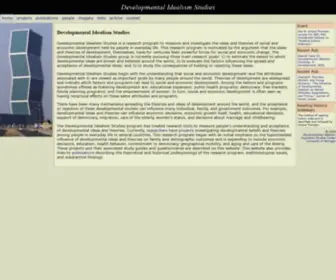 Developmentalidealism.org(ISR-Jakku) Screenshot