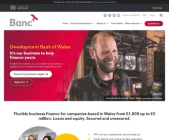 Developmentbank.wales(Development Bank of Wales) Screenshot