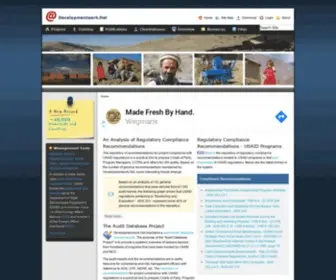 Developmentwork.net(The repository of recommendations for project compliance with USAID regulations) Screenshot