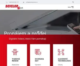 Developmost.cz(DevelopMost) Screenshot