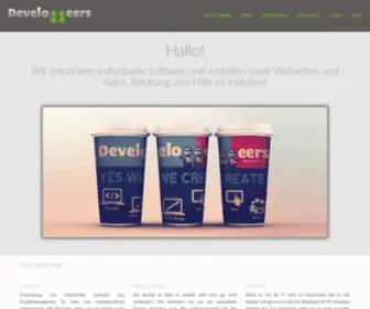 Developpeers.com(Softwareentwickler) Screenshot