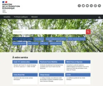 Developpement-Durable.gouv.fr(Accueil) Screenshot