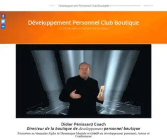 Developpement-Personnel-Club-Boutique.com(Accueil d) Screenshot