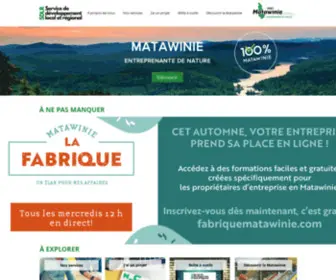 Developpementmatawinie.org(MRC Matawinie) Screenshot