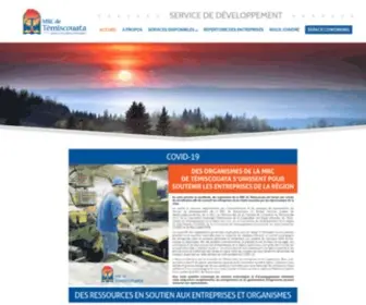 Developpementmrctemiscouata.ca(Service de développement) Screenshot