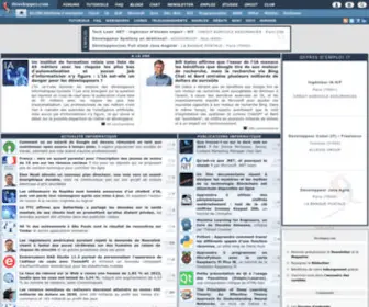 Developpez.com(Club des développeurs et IT Pro) Screenshot