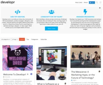 Developr.com(We Make Tech) Screenshot
