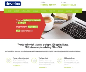 Develox.cz(Tvorba webových stránek) Screenshot
