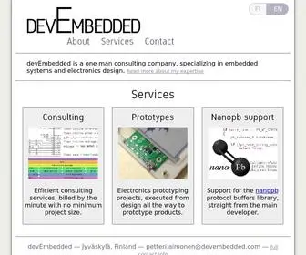 Devembedded.com(Embedded development services) Screenshot