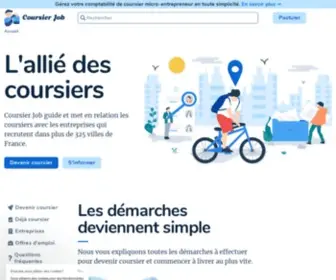 Devenir-Coursier-Velo.com(Coursier Job) Screenshot