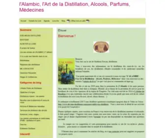 Devenir-Distillateur.com(Médecines alchimiques) Screenshot