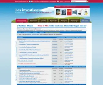 Devenir-Rentier.fr(Investir pour s'enrichir et devenir rentier) Screenshot