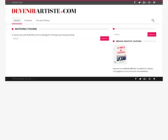 Devenirartiste.com(Casting pour devenir artiste: + de 1000 annonces de castings en France – Castings ET Conseils pour réussir dans le milieu artistique) Screenshot