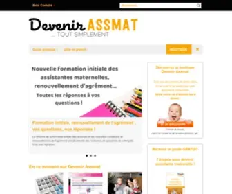 Devenirassmat.com(Devenir Assmat) Screenshot