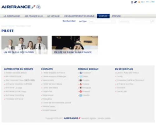 Devenirpiloteairfrance.com(AIR FRANCE) Screenshot